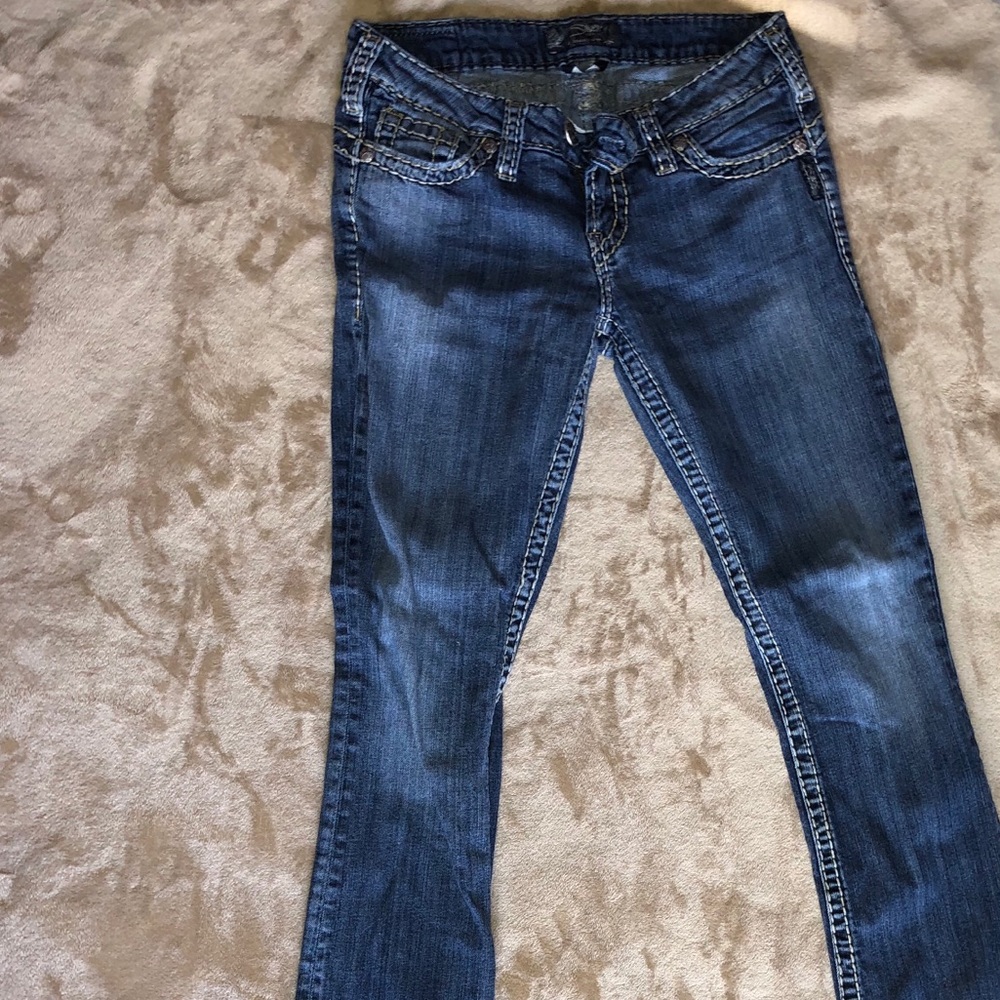 Silver jeans